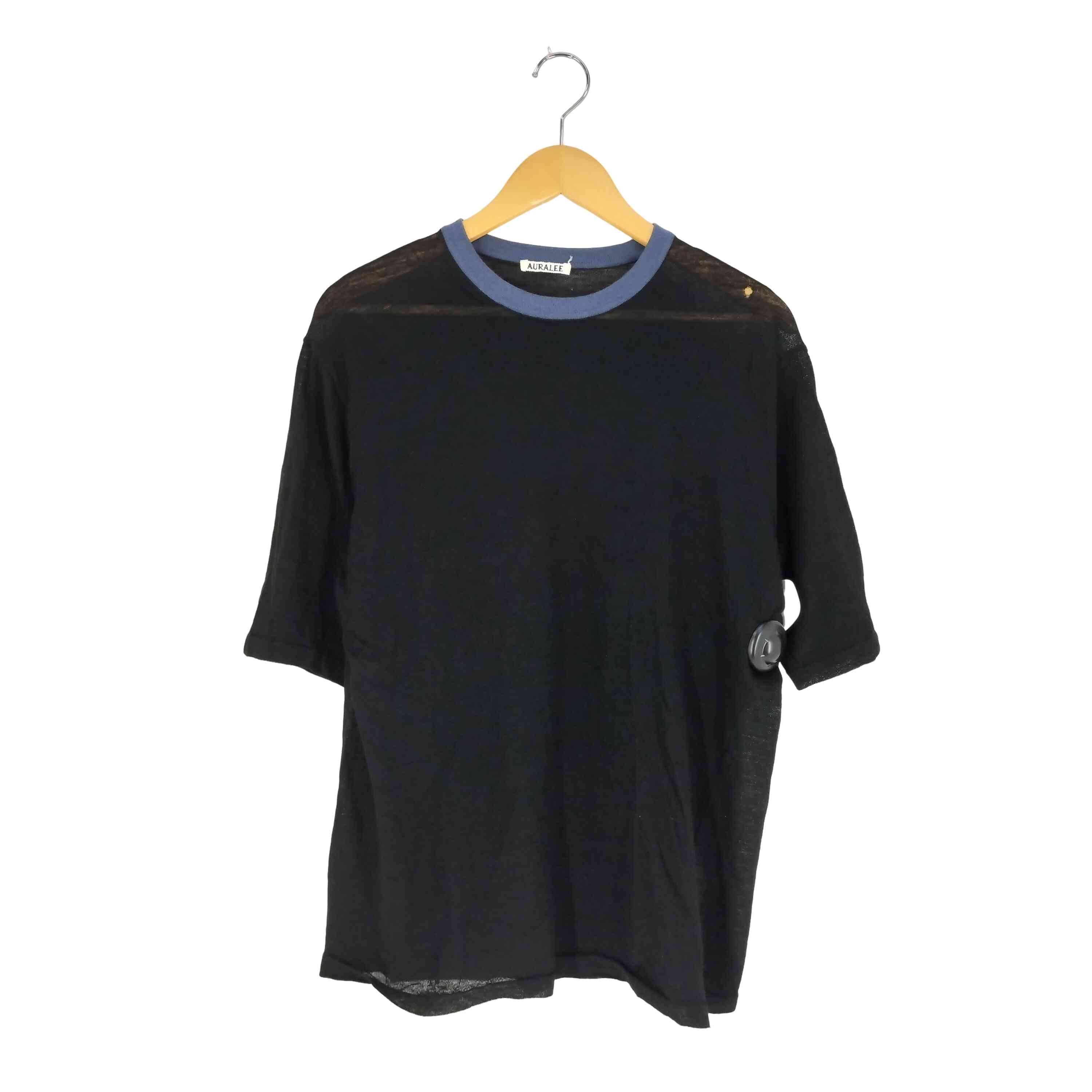 24SS HARD TWIST HIGH GAUGE WOOL SILK KNIT TEE【1140892411825】