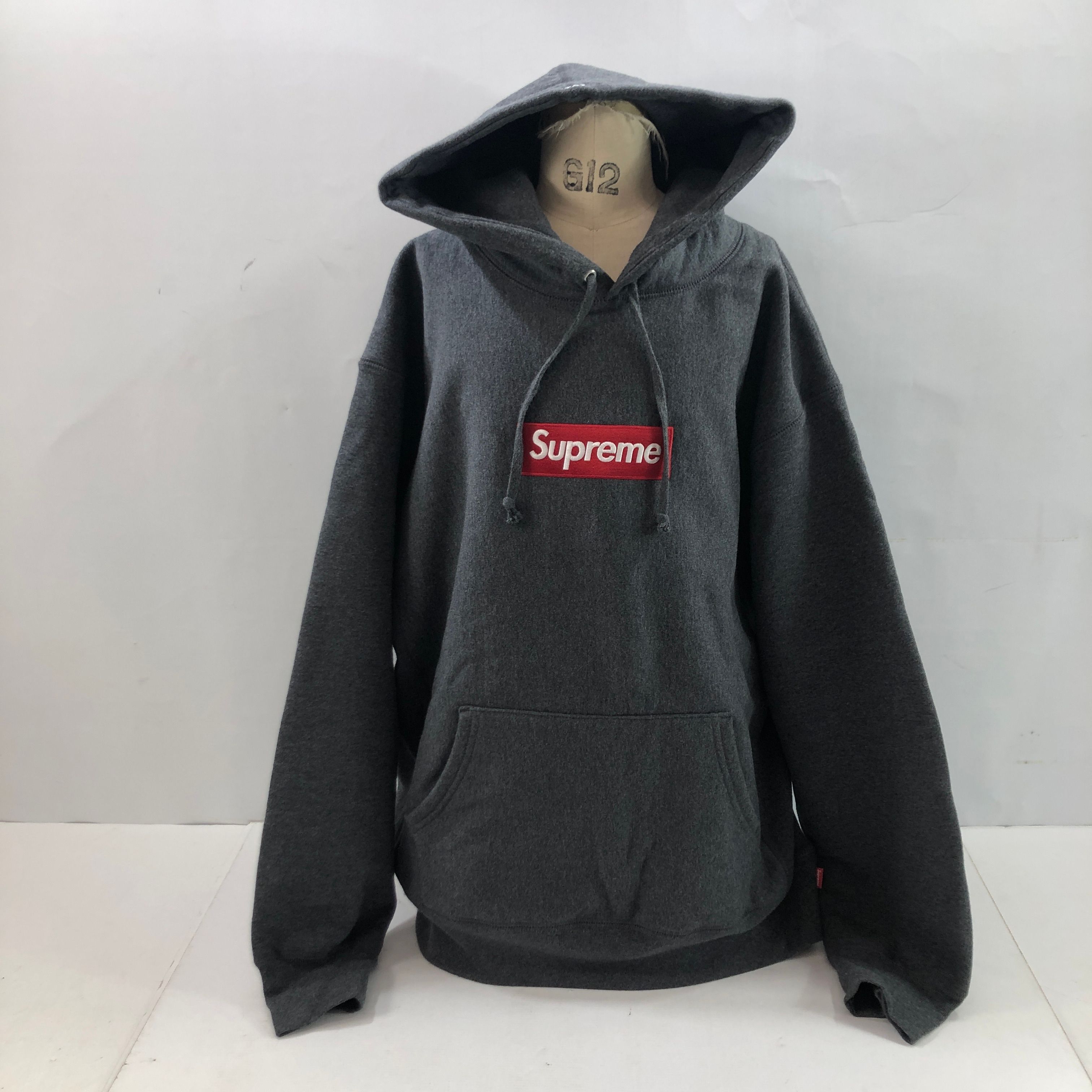 Supreme Box Logo Hooded Sweatshirt "Heather Grey" (16FW)
