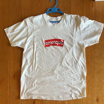 Supreme COMME des GARCONS SHIRT Box Logo Tee "White"