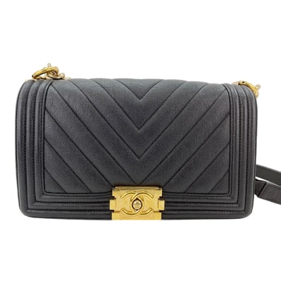 シャネル CHANEL ボーイシャネルM ショルダーバッグ【中古】