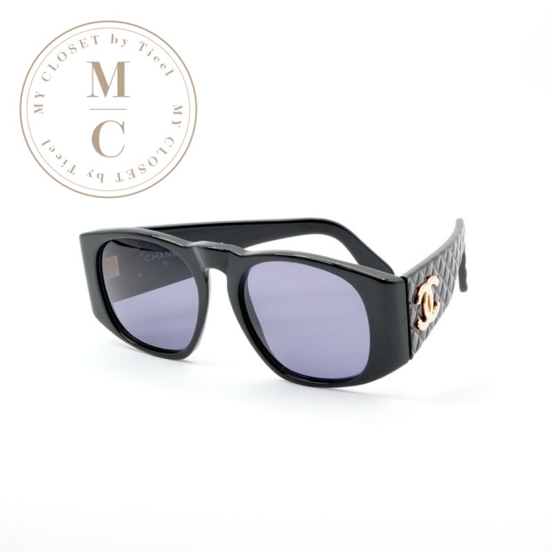 シャネル CHANEL サングラス ブラック ゴールド ココマーク アイウェア マトラッセ