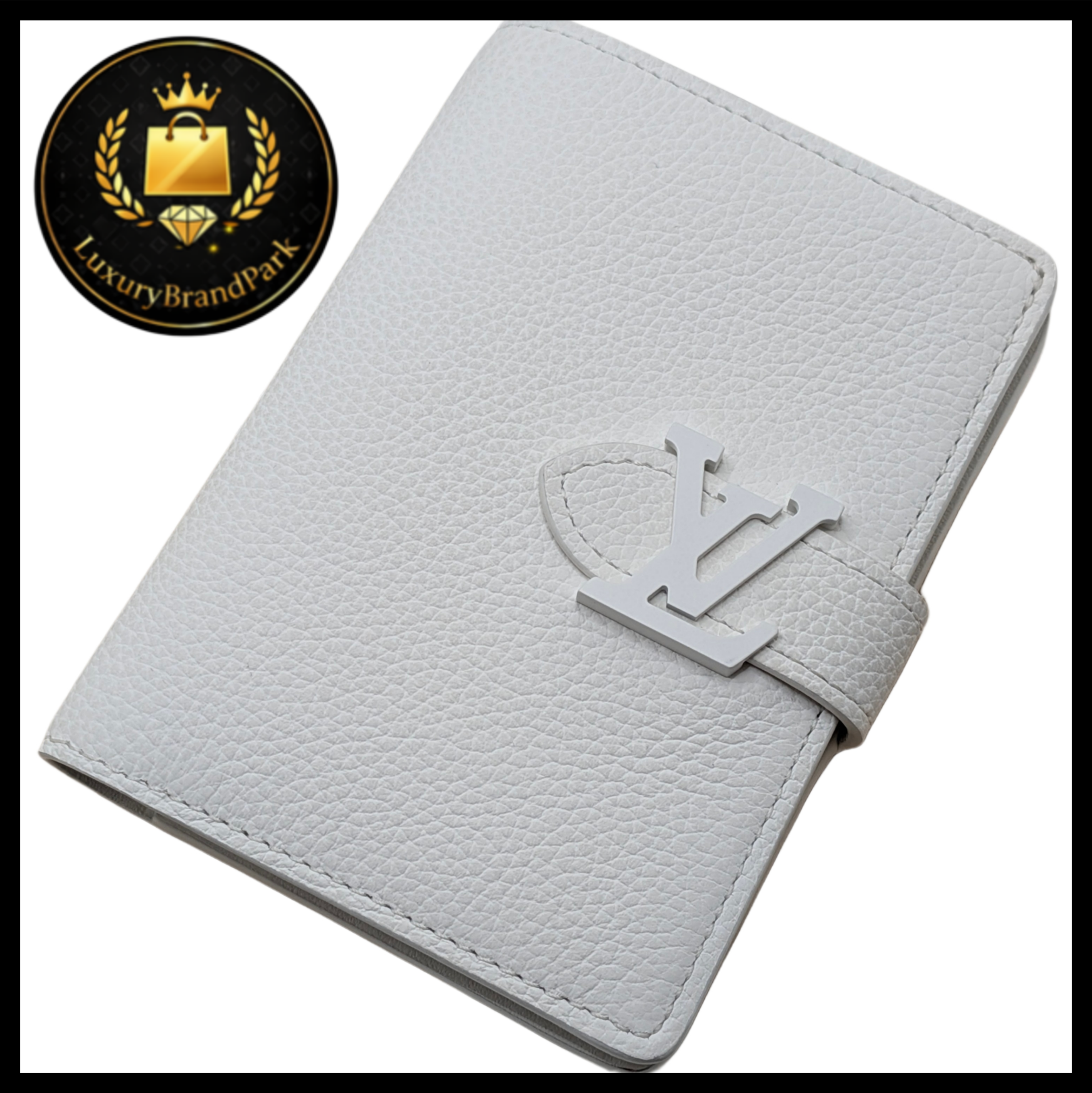 Louis Vuitton LV Vertical Compact Wallet "Optical White"