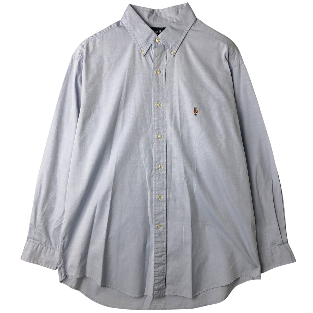 古着 ラルフローレン Ralph Lauren YARMOUTH 長袖 ボタンダウンシャツ メンズL相当/eaa609648