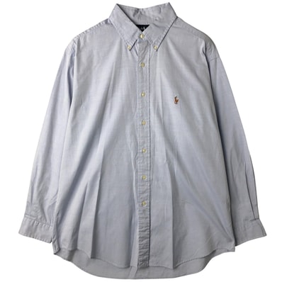 古着 ラルフローレン Ralph Lauren YARMOUTH 長袖 ボタンダウンシャツ メンズL相当/eaa609648