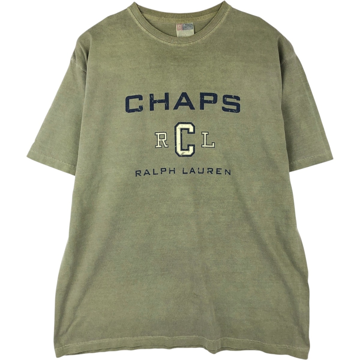 古着 ラルフローレン Ralph Lauren CHAPS チャップス 半袖 ロゴTシャツ メンズL相当/eaa647831