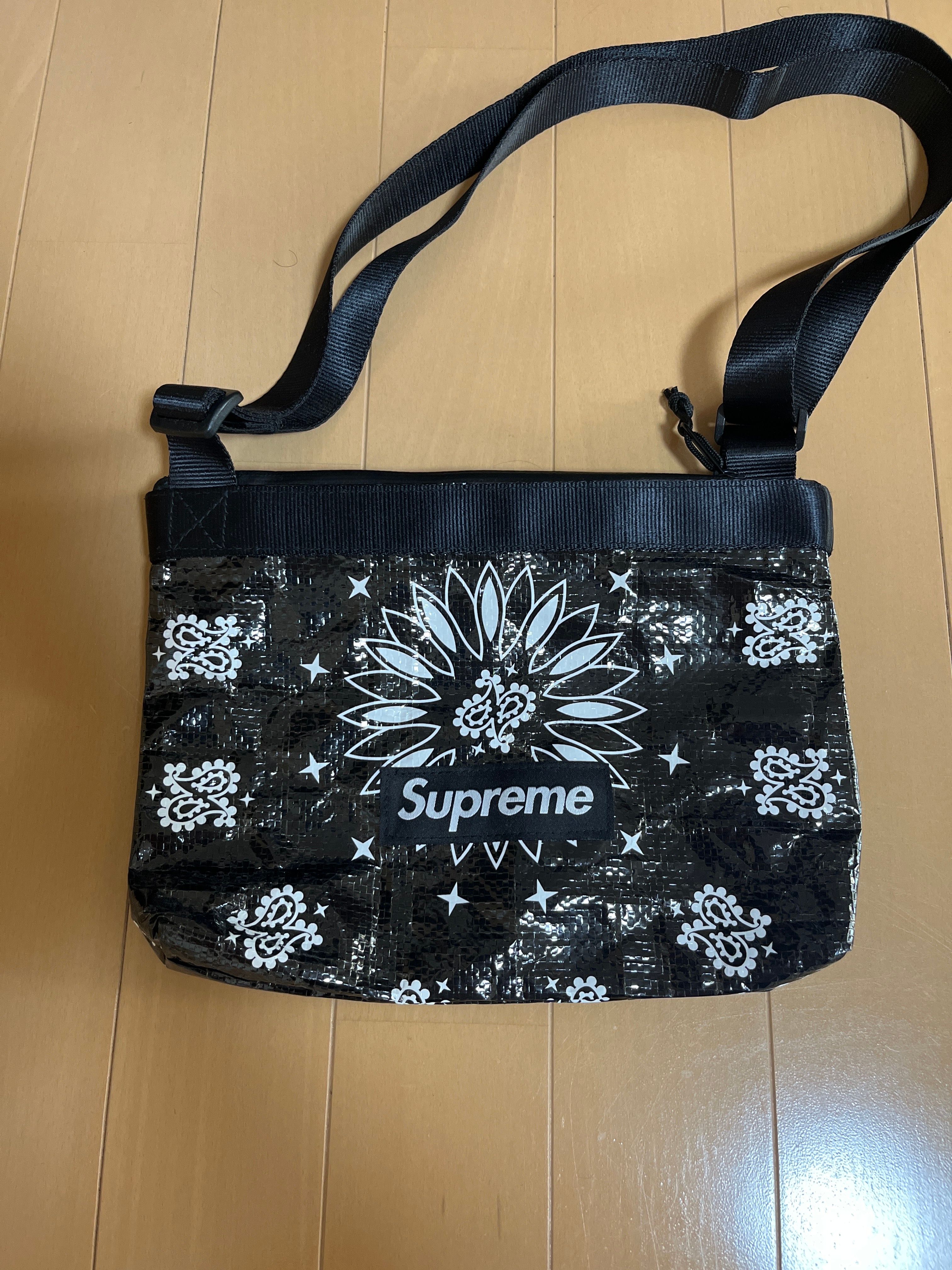 Supreme Bandana Tarp Side Bag 