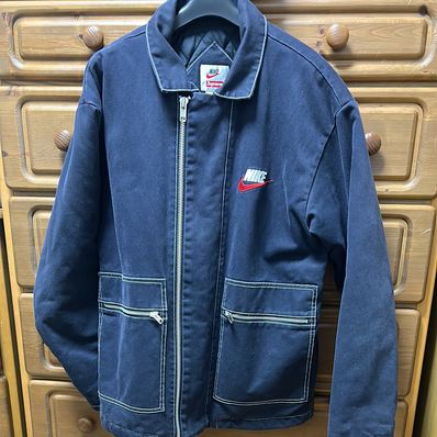 Supreme / NIKE® Double Zip Work Jacket "Black"