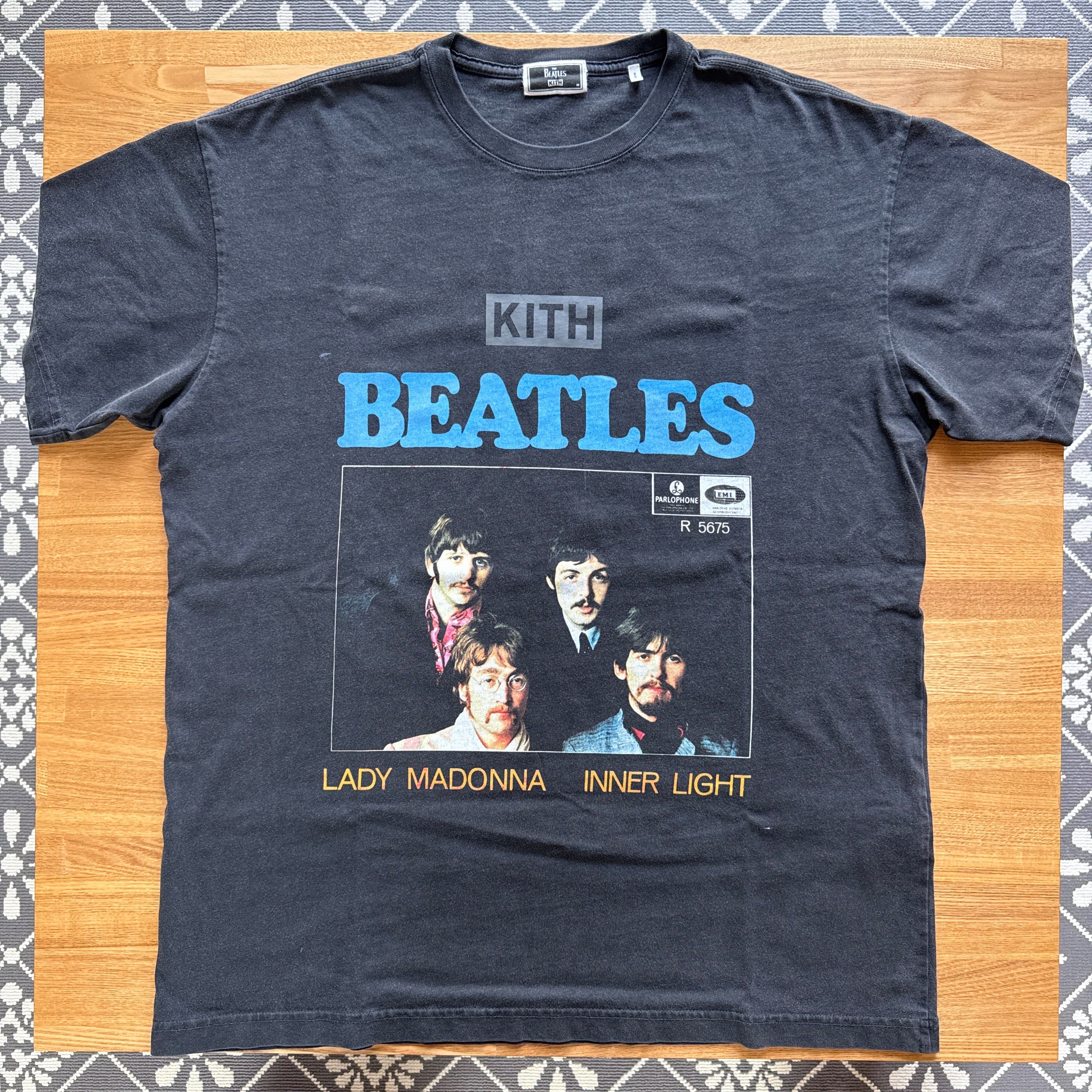 Kith x The Beatles Inner Light Vintage Tee "Black"