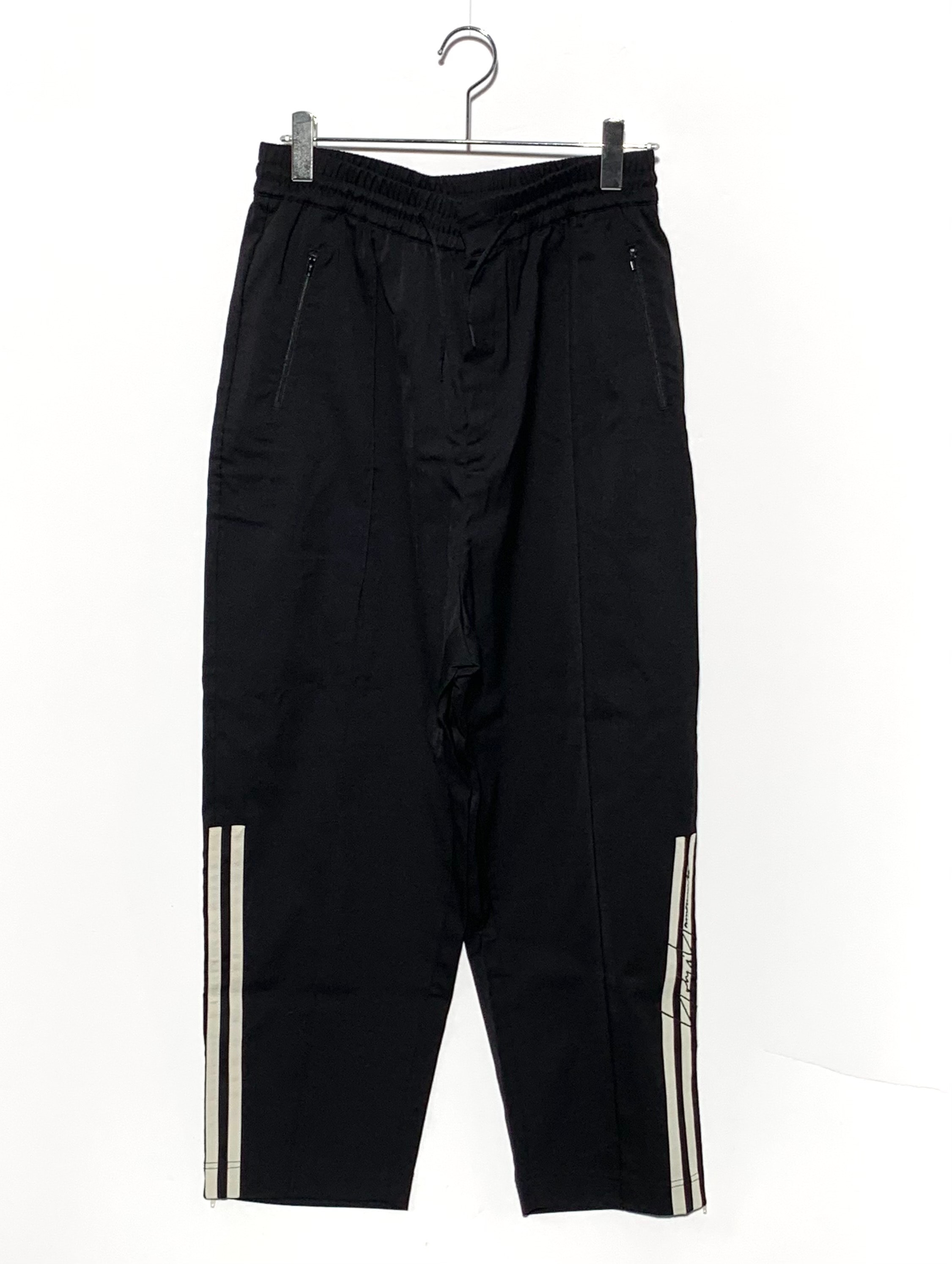 Y-3 M 3 STP WOOL SATEEN WIDE PANTS Black