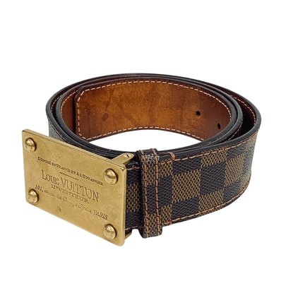ルイヴィトン LOUIS VUITTON ベルト ダミエ サンチュールアンヴァントゥール M6810 ブラウン