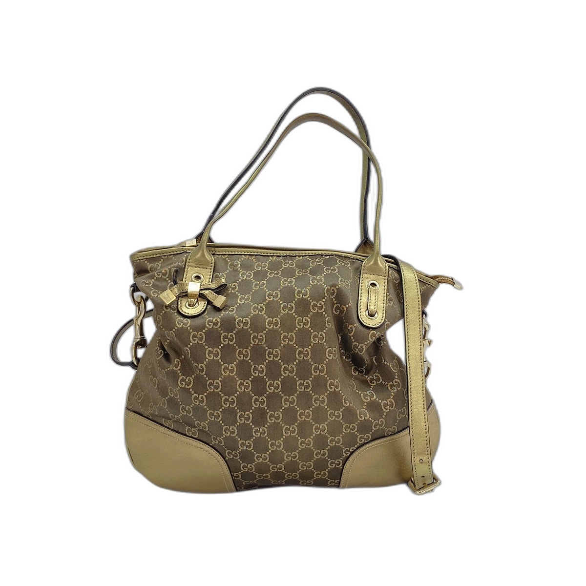 グッチ GUCCI GGナイロン 2WAYプリンシー トートバッグ【中古】
