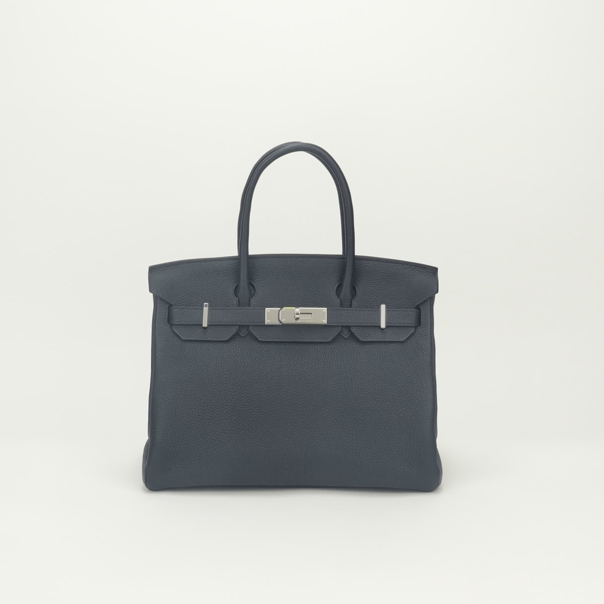 エルメス HERMES バーキン30 バッグ トートバッグ トゴ ブルーインディゴ Bleu Indigo ネイビー Navy 紺 シルバー金具 ハンドバッグ