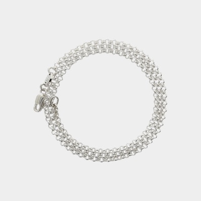 Chrome Hearts Roll Chain Necklace "Silver"