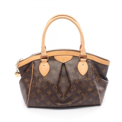 ルイ・ヴィトン LOUIS VUITTON ティヴォリPM ハンドバッグ バッグ PVCコーティングキャンバス レザー モノグラム レディース ブラウン系 M40143 【中古】