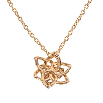 PIAGET ピアジェ ローズ ペンダント ネックレス ピンク ゴールド【中古】