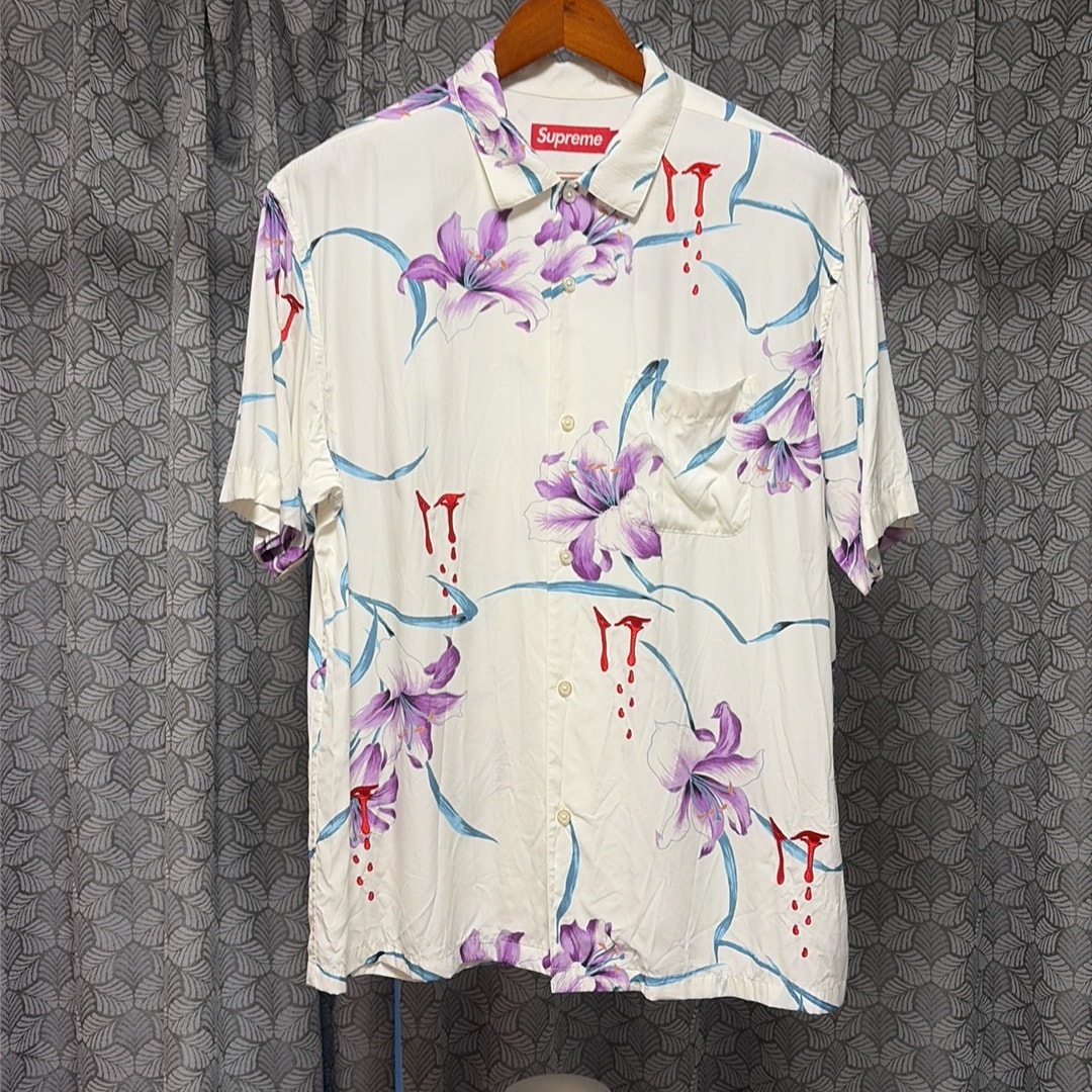 Supreme AOI Lilies S/S Shirt "White"