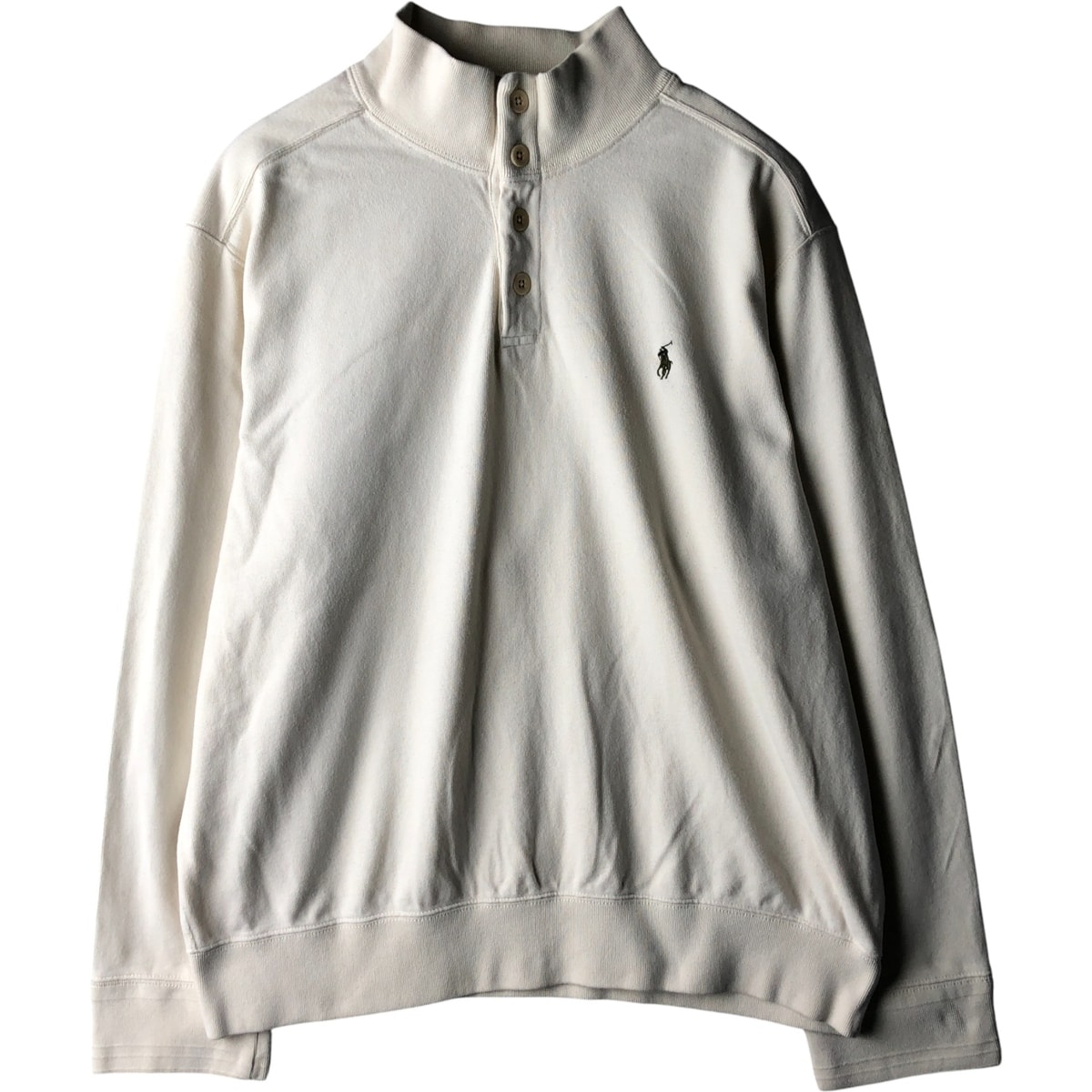 古着 ラルフローレン Ralph Lauren POLO by Ralph Lauren ハーフボタン スウェットシャツ トレーナー メンズXXL相当/eaa595206