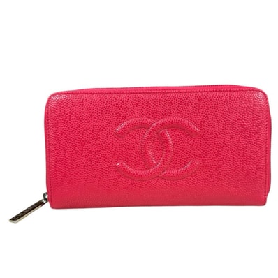 シャネル ココマーク 長財布 キャビアスキン A50071 レディース CHANEL 中古