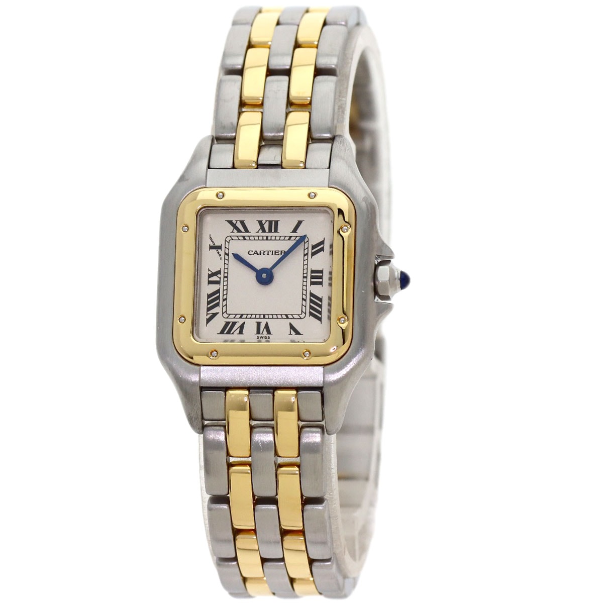 CARTIER カルティエ W25029B6 パンテール SM 2ロウ 腕時計 SS SSxK18YG レディース [中古]