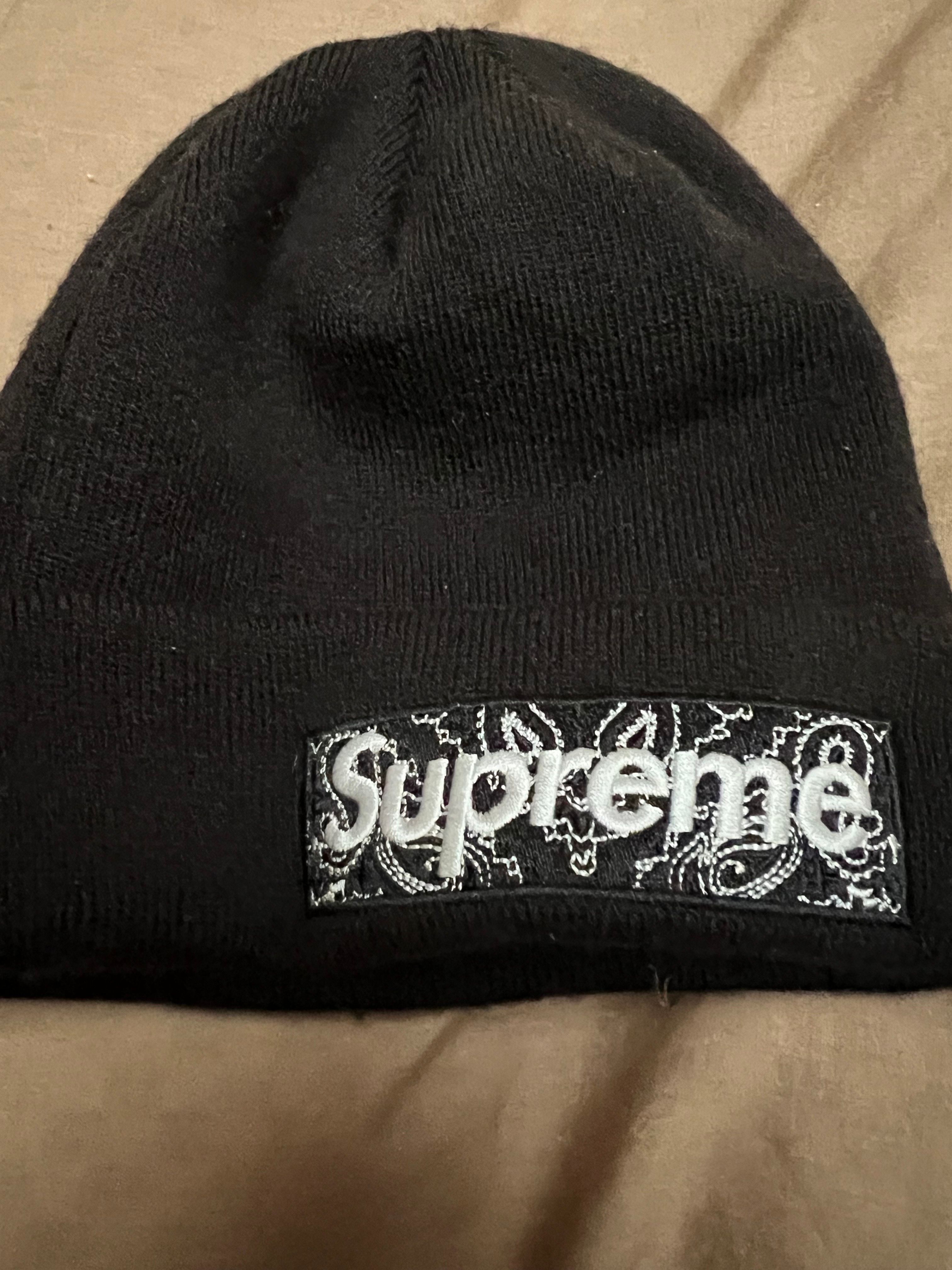 Supreme New Era Box Logo Beanie "Black" (23FW)
