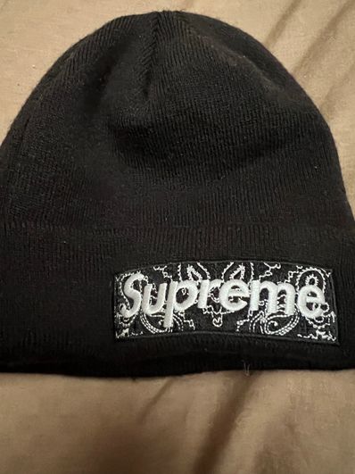 Supreme New Era Box Logo Beanie "Black" (23FW)