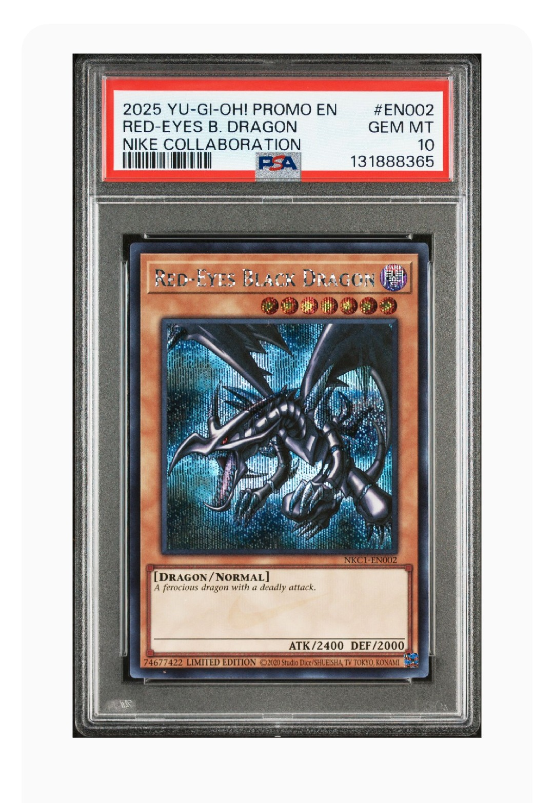 真紅眼の黒竜 SE [NKC1-EN002](遊戯王 x ナイキ エアーマックス 95 QS エアーマッスル House of Duel - 童実野町決闘遊戯館 限定プロモ) 