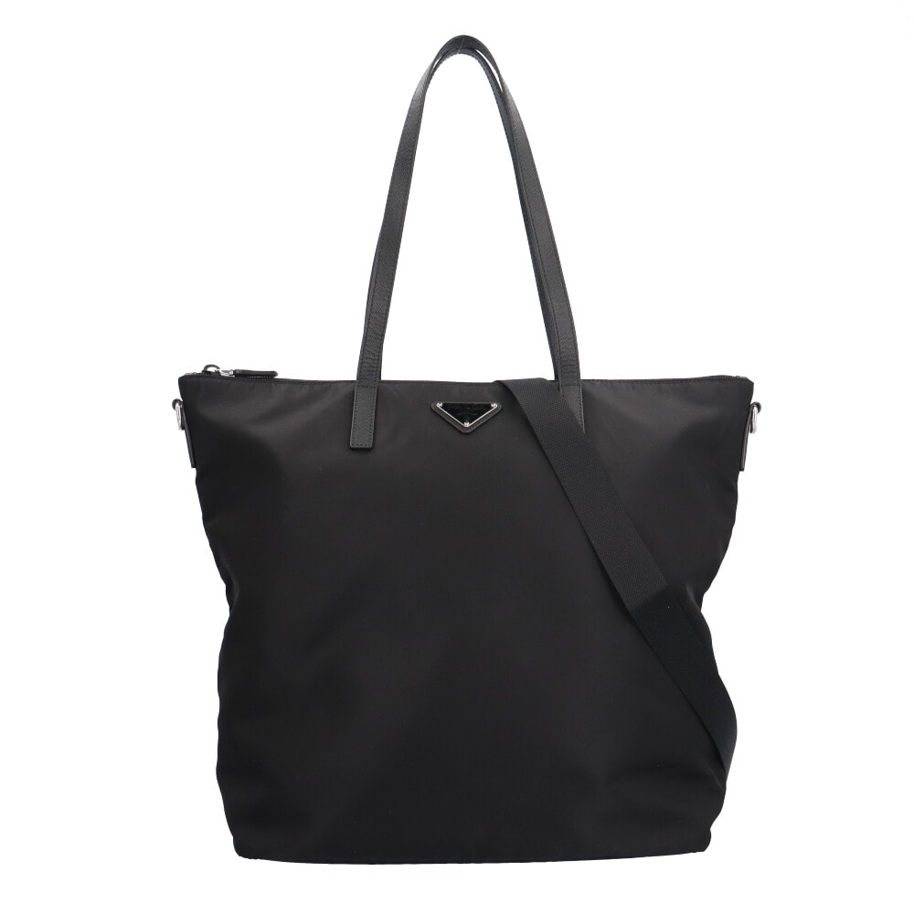 プラダ ショルダーバッグ ナイロン 1BG189 ブラック ユニセックス PRADA 中古
