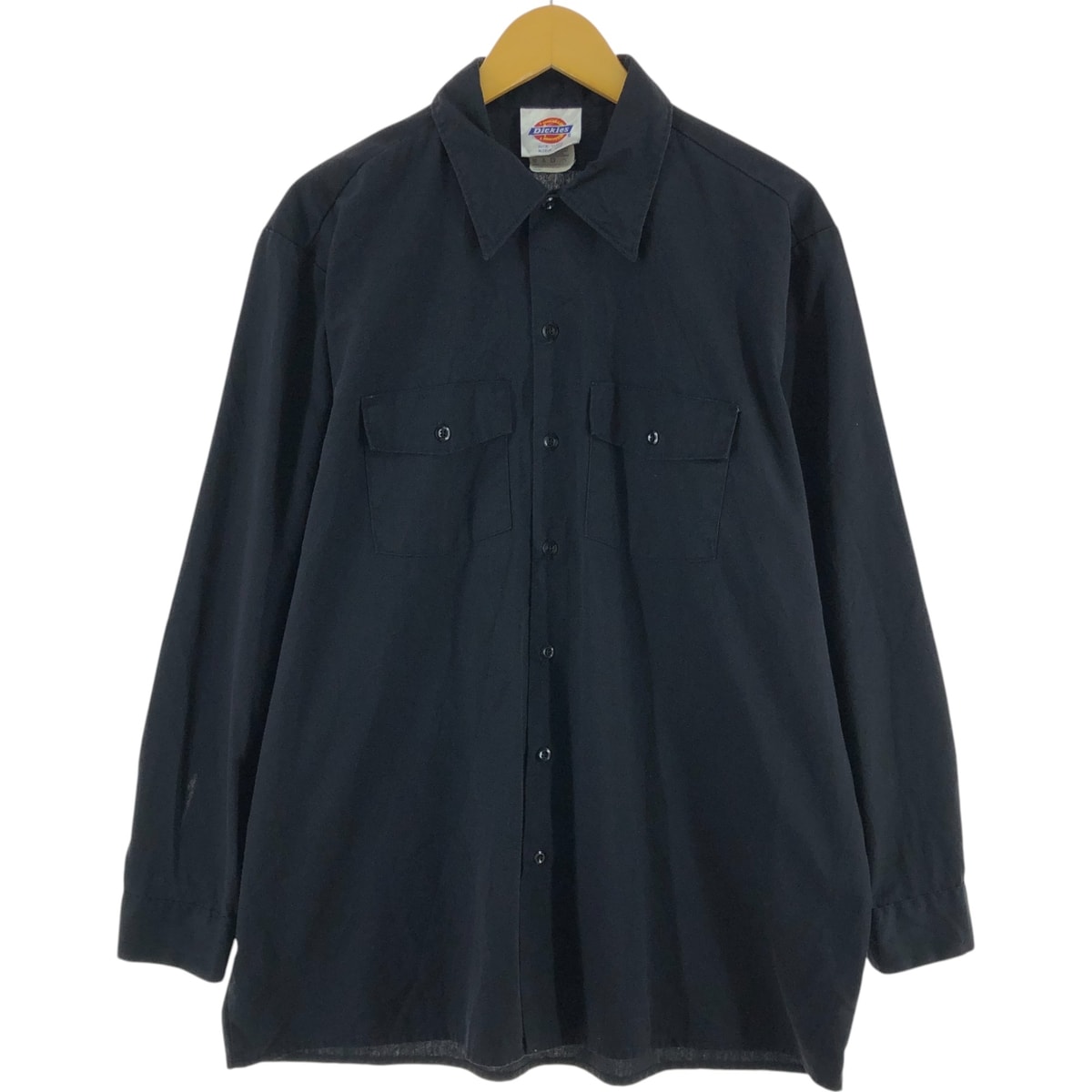 古着 ディッキーズ Dickies 長袖 ワークシャツ USA製 メンズXL相当/eaa515136