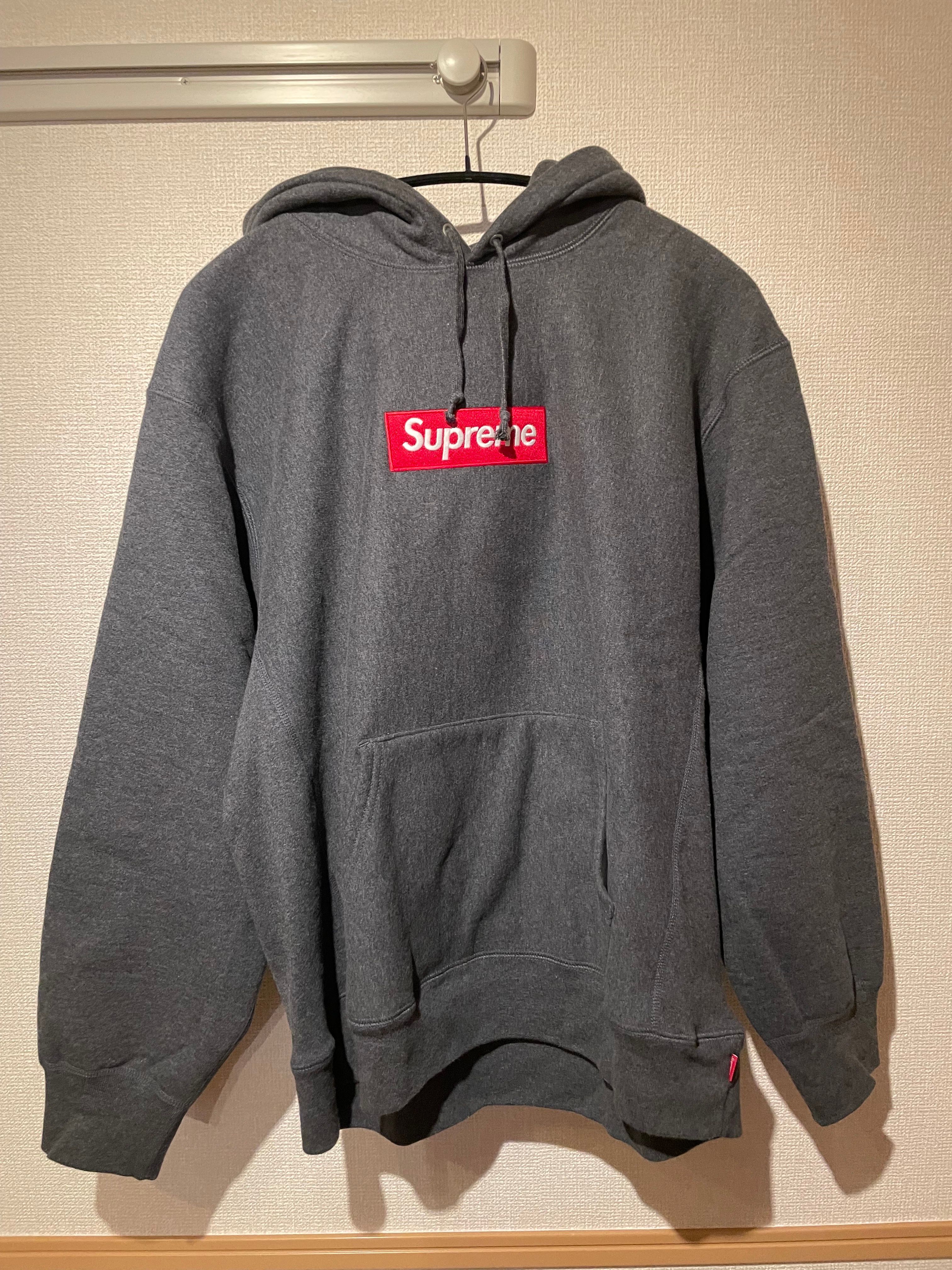 Supreme Box Logo Hooded Sweatshirt "Charcoal" (21FW)