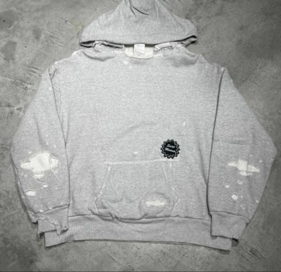 Saint Mxxxxxx 24SS Hoodie_Double Face "Gray"