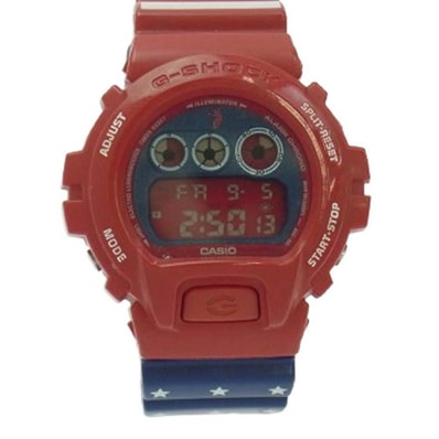 G-SHOCK ジーショック 時計 DW-6900UN-4JR UNION PEGLEG NYC ユニオン ペグレグ ウォッチ 腕時計 レッド系 ブルー系【中古】