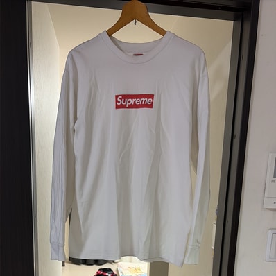 Supreme Box Logo L/S Tee "White"