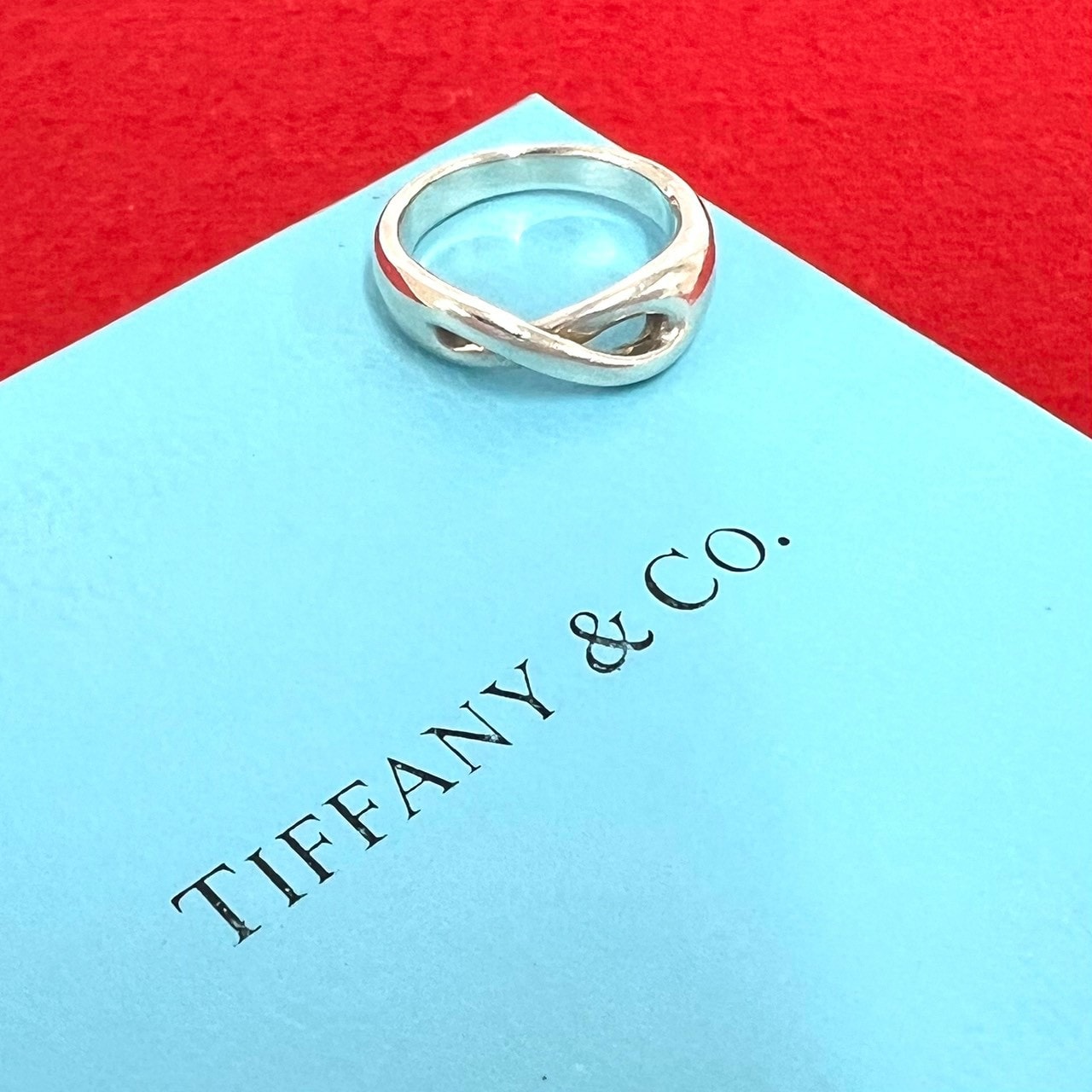 TIFFANY&Co. ティファニー インフィニティ リング シルバー925 リング・指輪 9号 シルバー
 24653