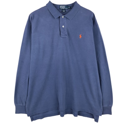 古着 ラルフローレン Ralph Lauren POLO by Ralph Lauren 長袖 ポロシャツ メンズXL相当/eaa616704