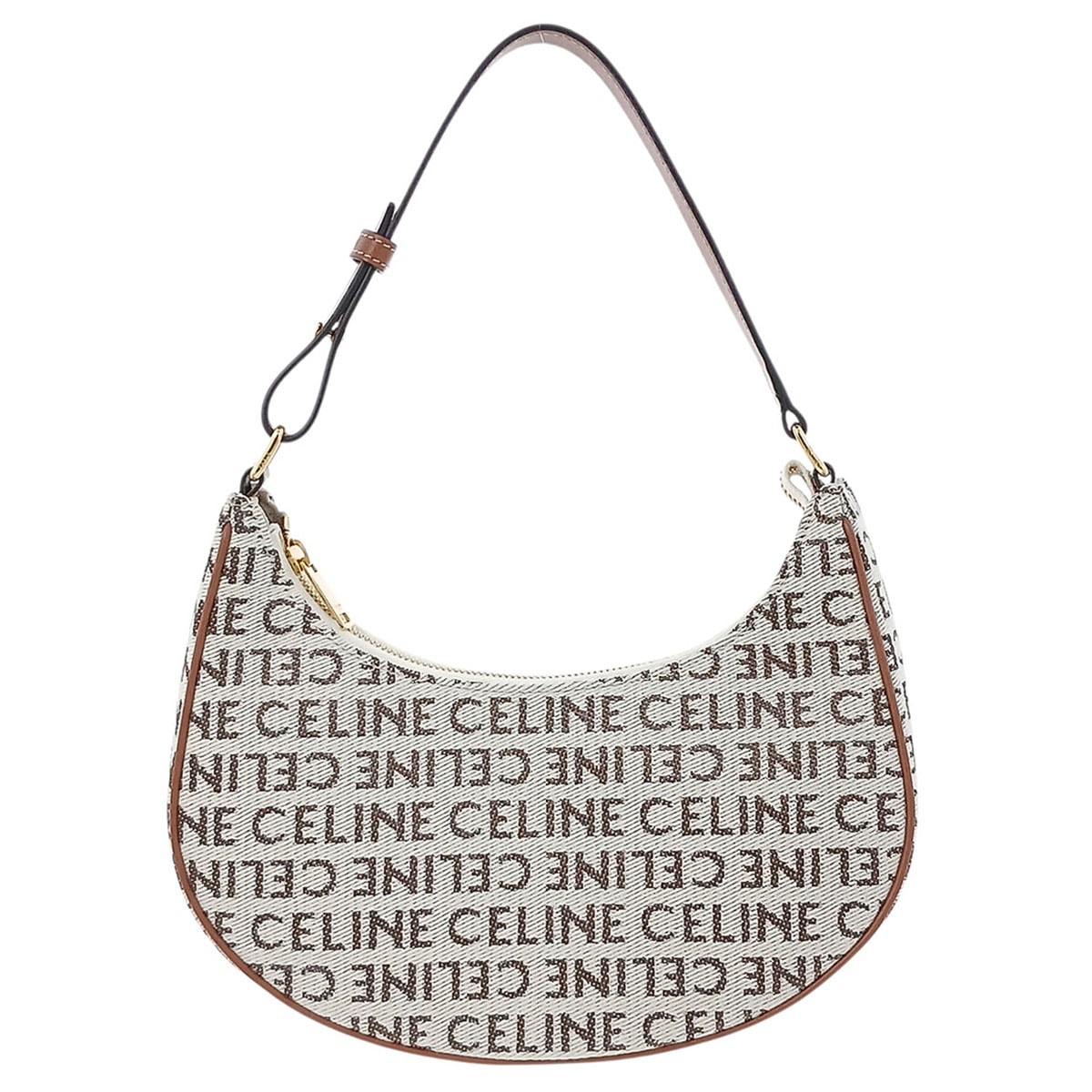 CELINE セリーヌ AVA アヴァ ワンショルダーバッグ ショルダーバッグ 193952 キャンバス ホワイト  レディース【中古】