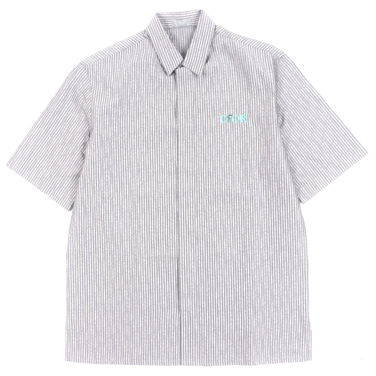 極美品 ディオール オム
 半袖シャツ グレー メンズ 37 193C545G5566