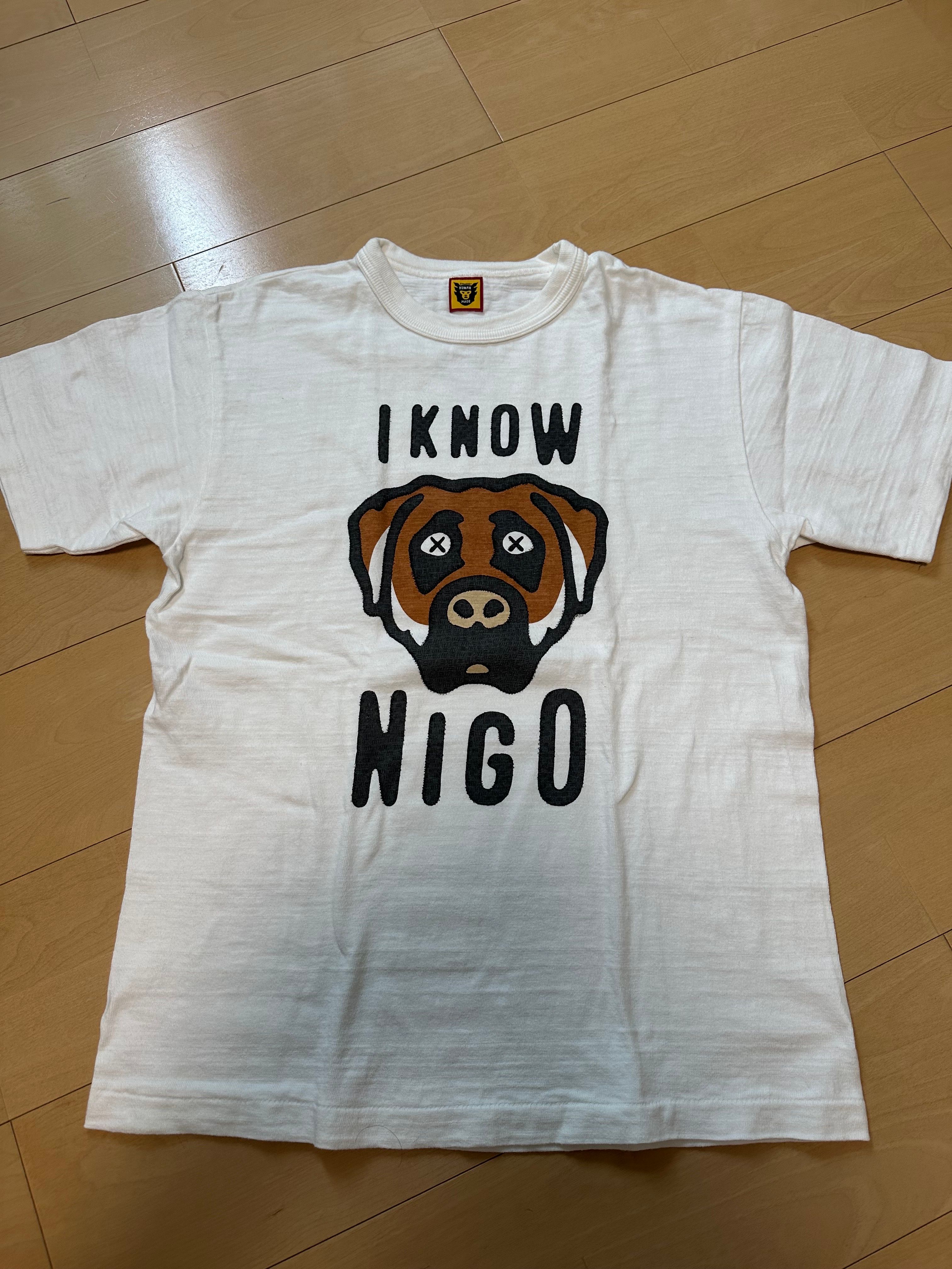 HUMAN MADE I KNOW NIGO KAWS T-SHIRT "White"