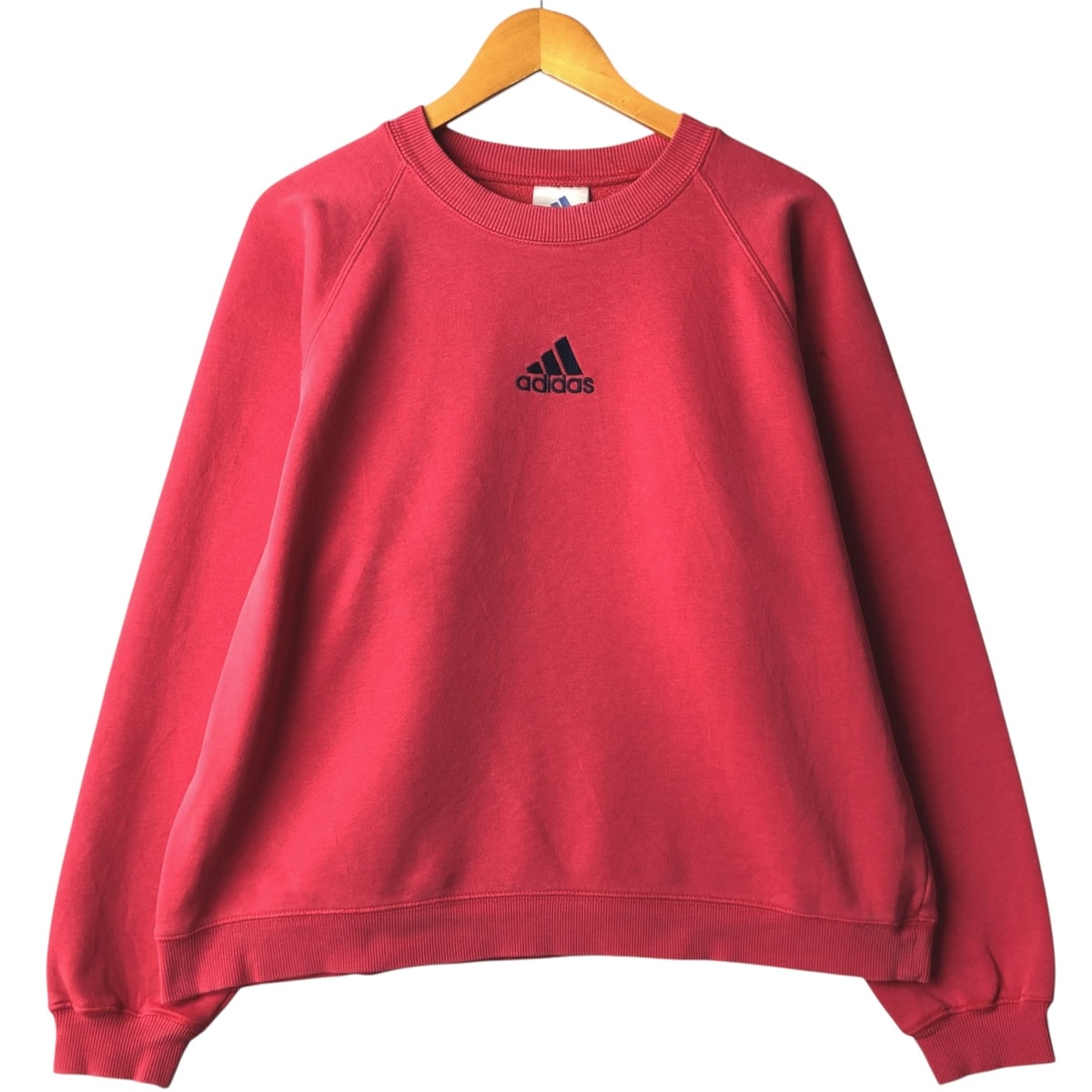 古着 00年代 アディダス adidas ロゴスウェットシャツ トレーナー レディースXL相当/eaa575253