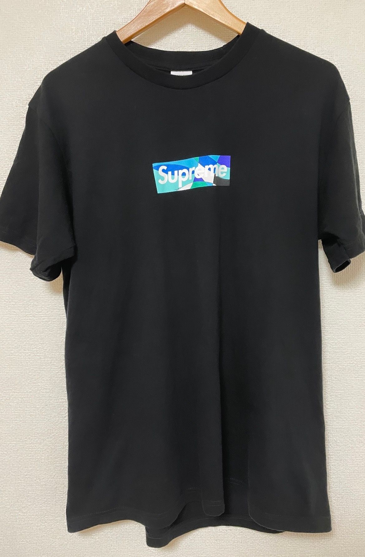 Supreme / Emilio Pucci® Box Logo Tee "Black/Blue"