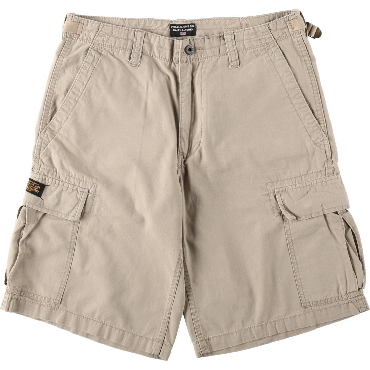 古着 ラルフローレン Ralph Lauren POLO JEANS COMPANY リップストップ ミリタリー カーゴショーツ ハーフパンツ メンズw34相当/eaa657211