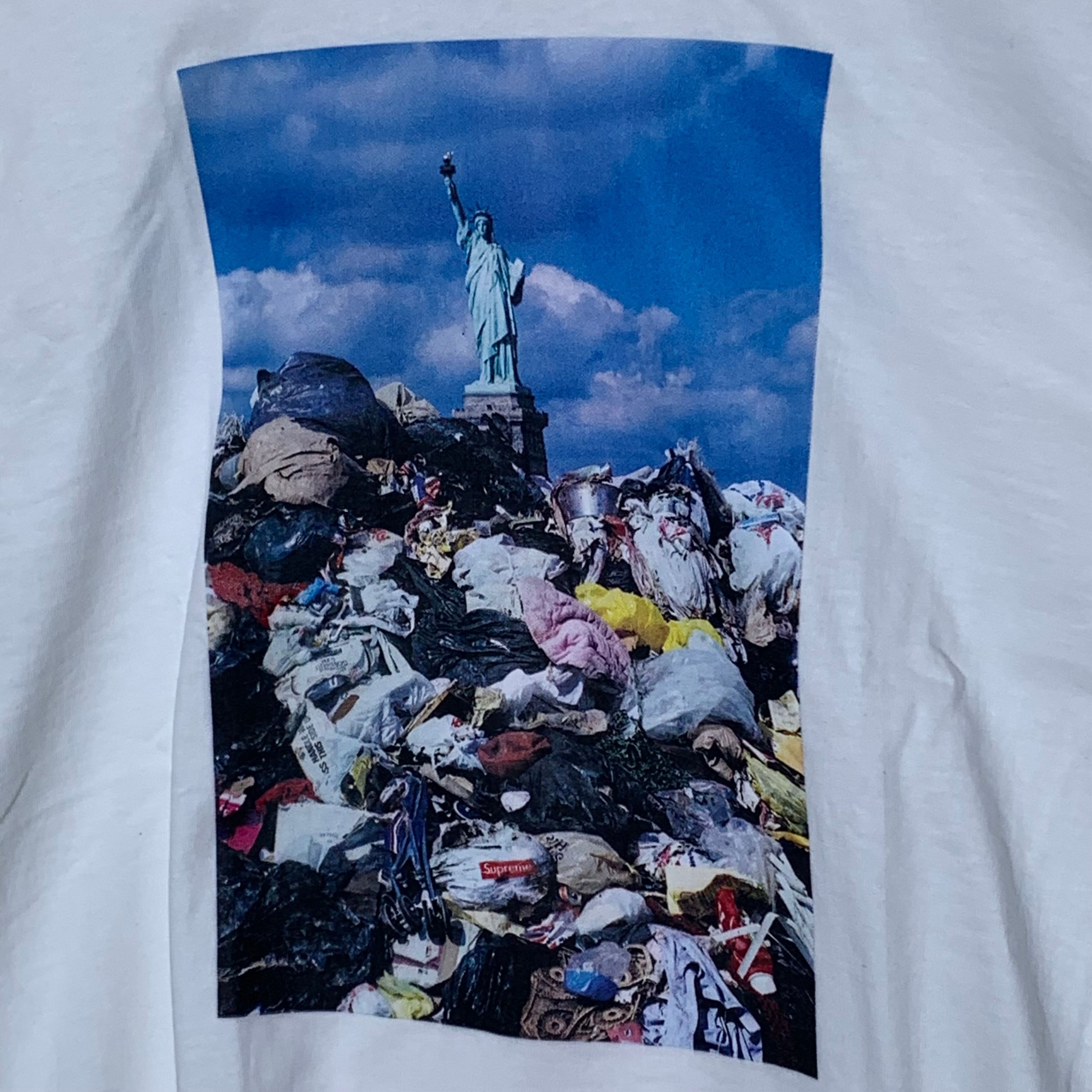 シュプリーム トラッシュ Tシャツ "ホワイト"