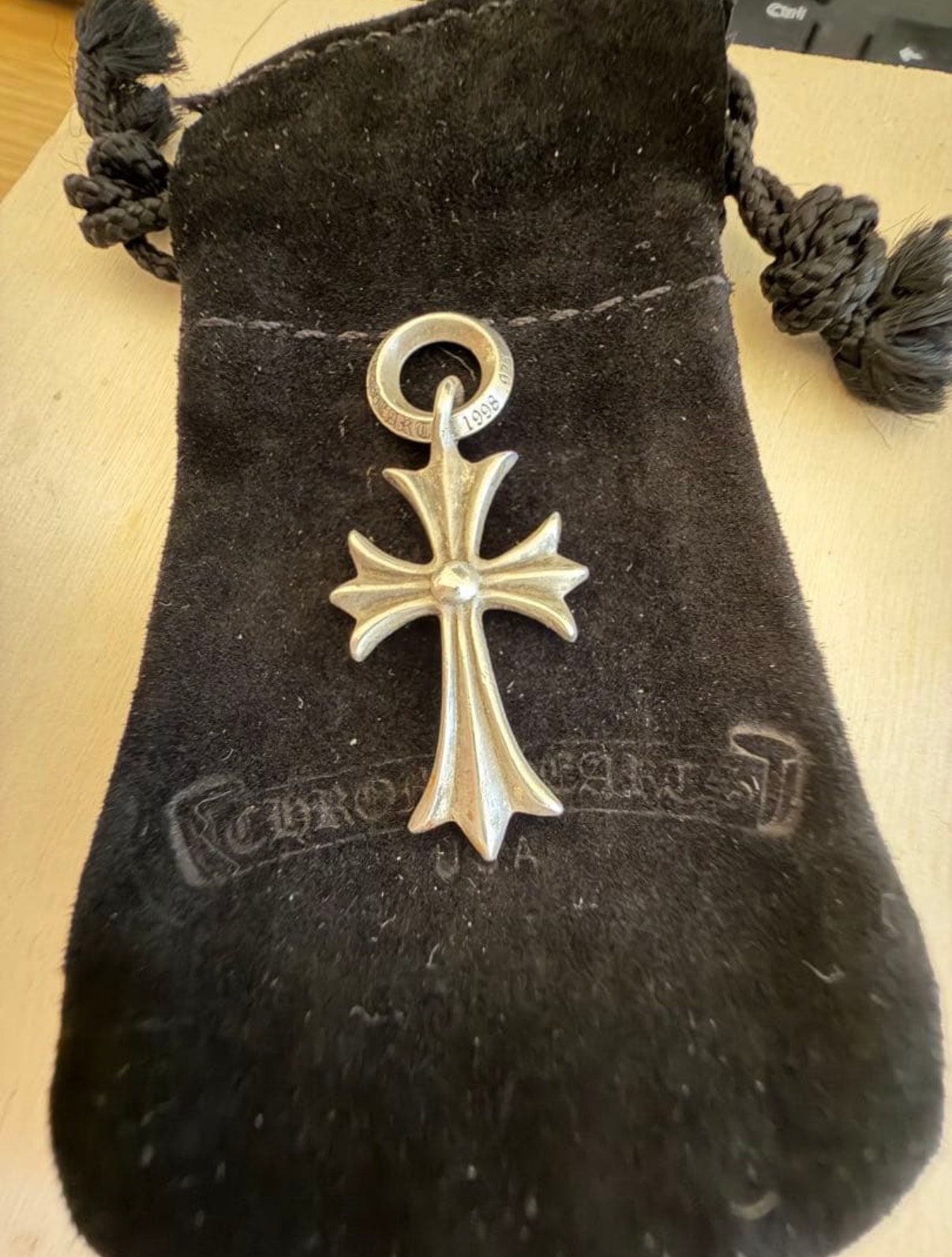 CHROME HEARTS クロムハーツ タイニーCHクロス チャーム