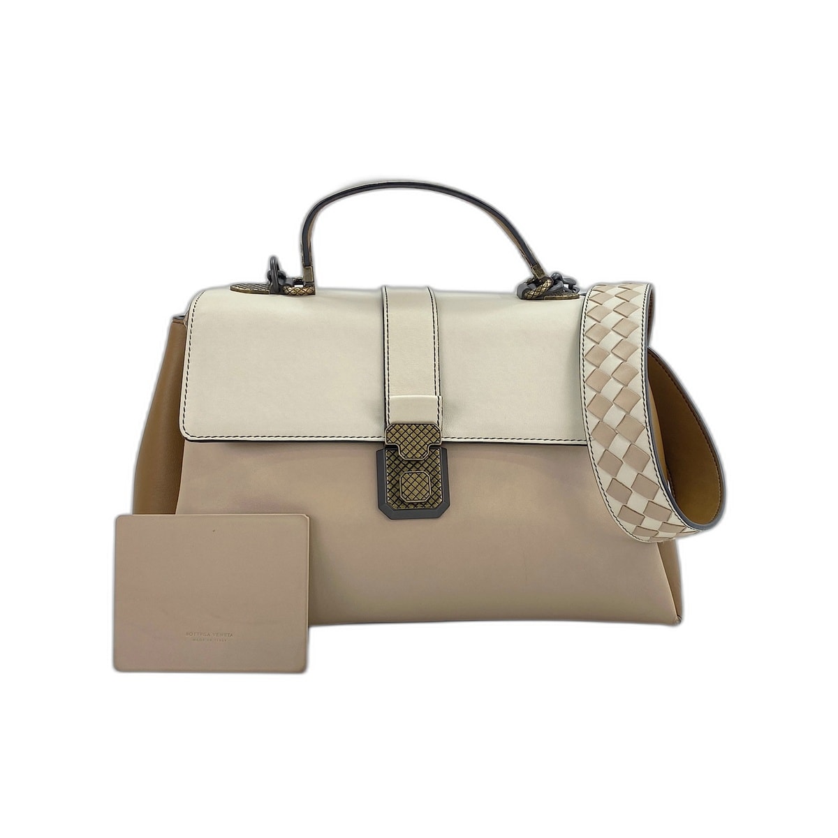 ボッテガヴェネタ BOTTEGAVENETA ピアッツァ ショルダーバッグ【中古】