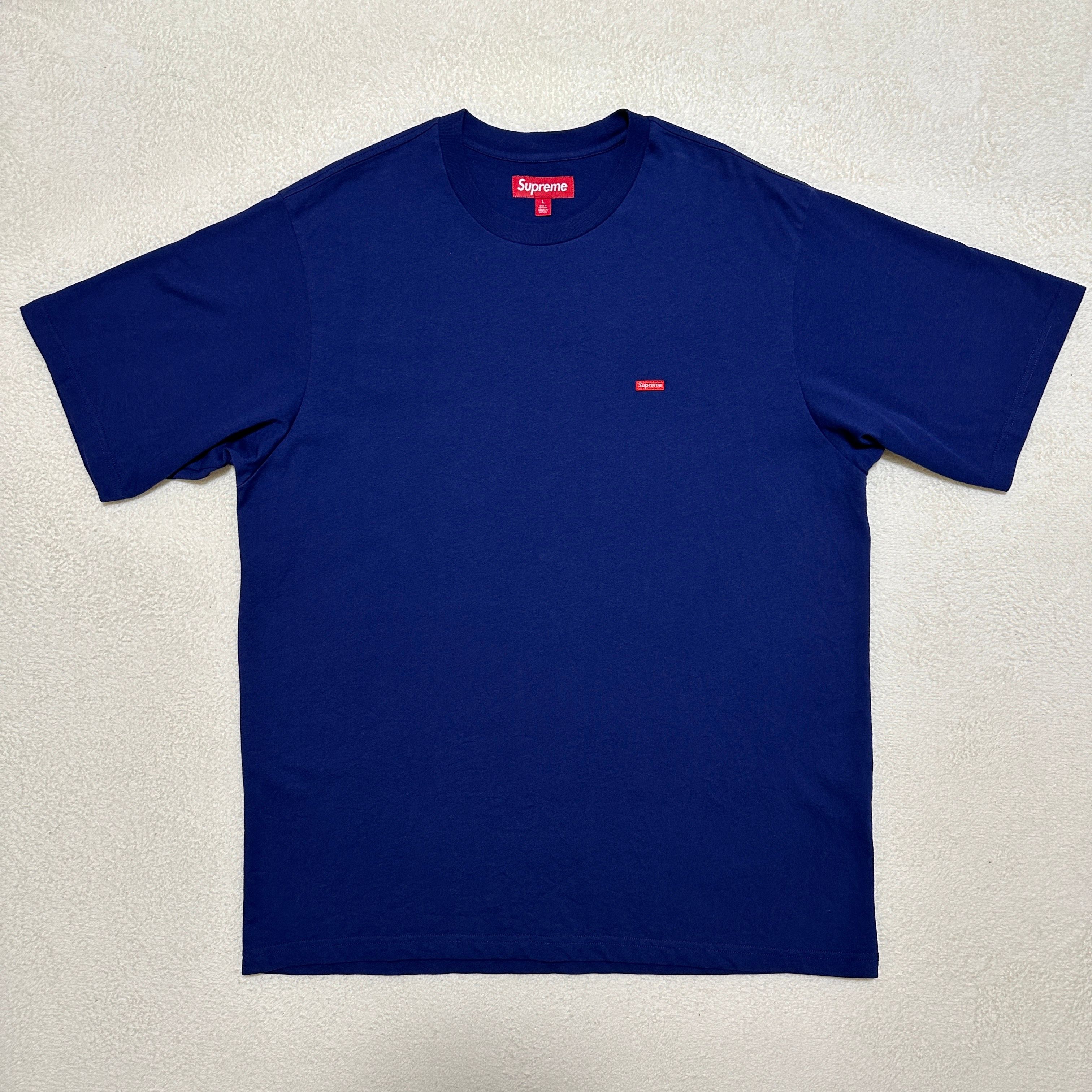 Supreme Small Box Tee "Navy"