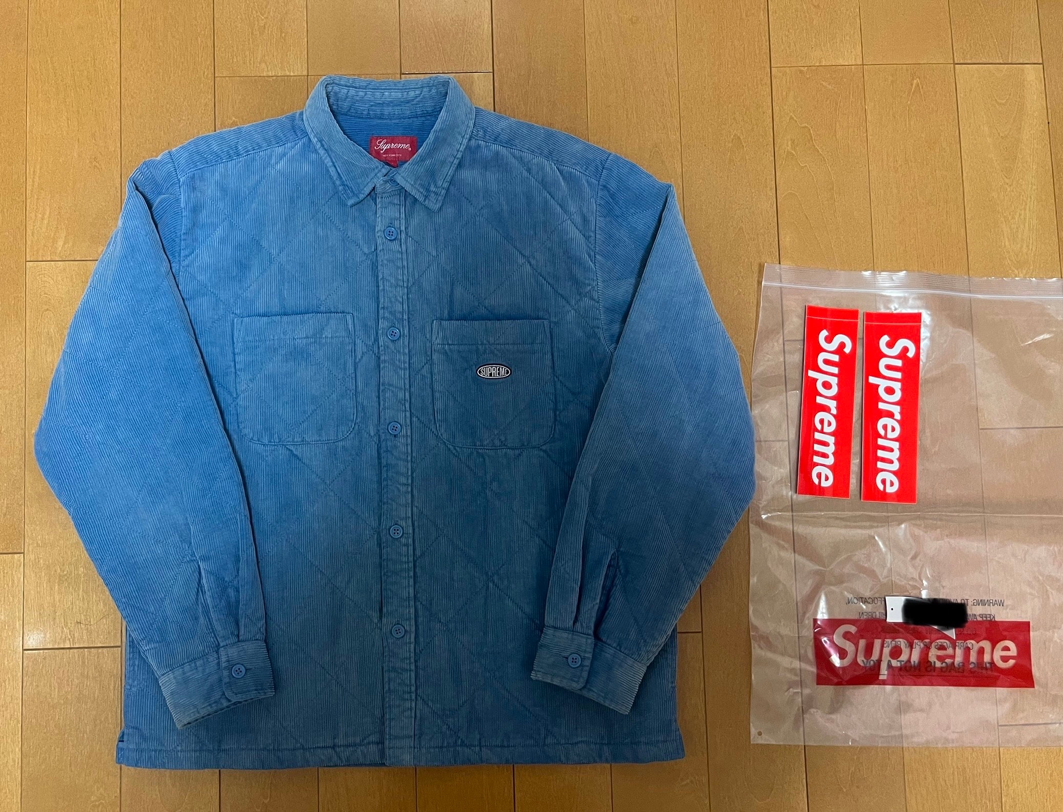Supreme Wide Wale Corduroy Snap Shirt 