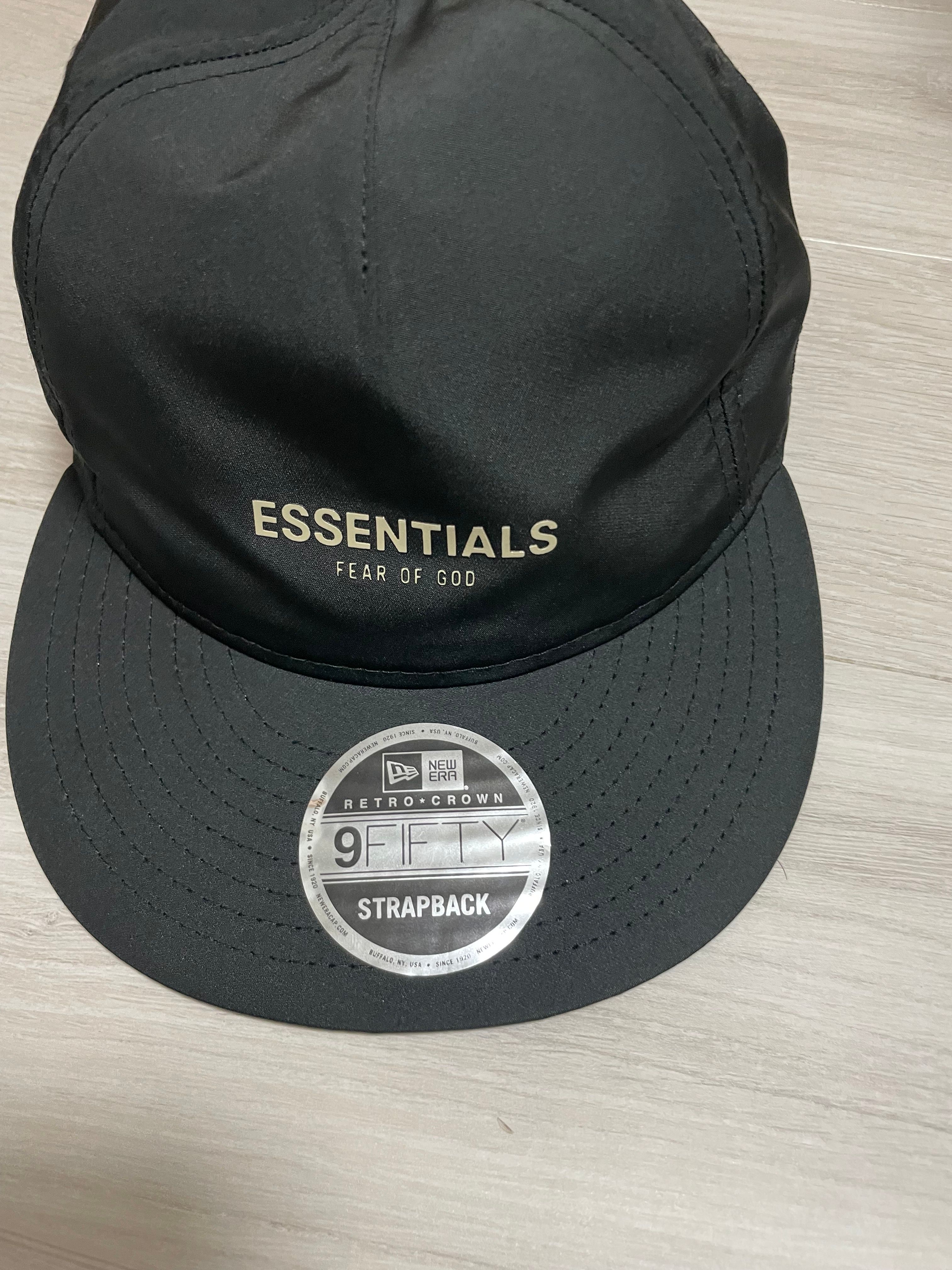 NEW ERA FEAR OF GOD ESSENTIALS RC 9FIFTY LOGO "Black"