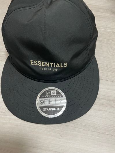 NEW ERA FEAR OF GOD ESSENTIALS RC 9FIFTY LOGO "Black"