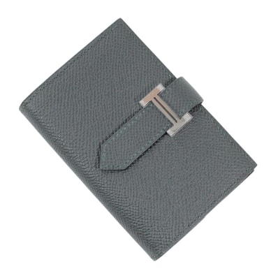 【新品】エルメス ベアンス ミニ 二つ折り財布 ヴェールマングローブ シルバー金具 ヴォーエプソン メンズ レディース 小銭入れ カードケース カード入れ HERMES プレゼント 人気 ギフト おしゃれ ブランド