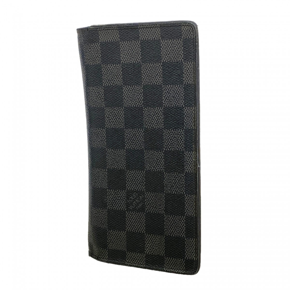 【6gc3330-k】ルイヴィトン 長財布 ダミエ・グラフィット ポルトフォイユブラザ N62665 ブラック【中古】メンズ