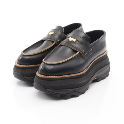 サカイ Sacai ローファー 靴 レザー レディース ブラック系 / ブラウン系 【中古】